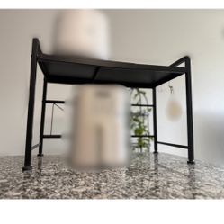 Expandable Microwave Oven Rack with Hooks