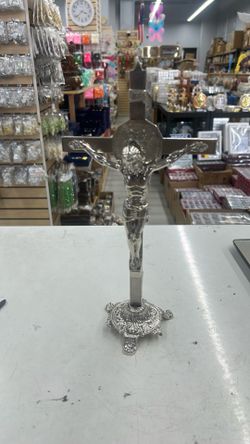 Crucifix Decir Stainless Steel 12 inches