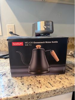 Bodum MELIOR Gooseneck Electric Pour Over Kettle 0.8L – Black w/ Box