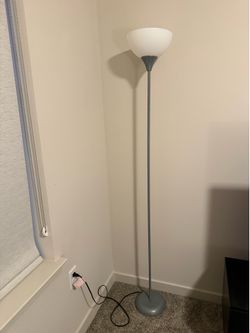 Gray Floor Lamp