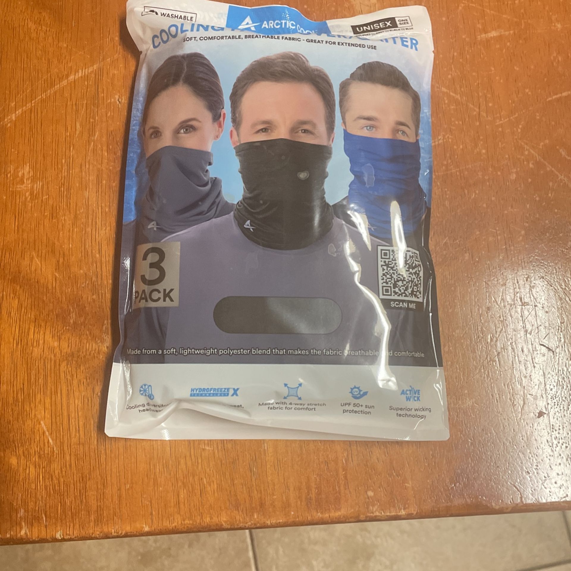 3 Pack Cooling Face Masks