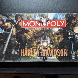 Harley-Davidson Monopoly Board Game 