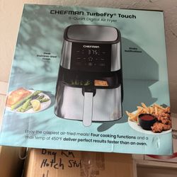 Brand New Chefman 6 Qt Air Fryer 4 Functions 