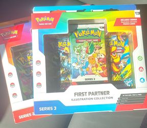 Pokemon First Partner Illustration Collection Series 2 and 3