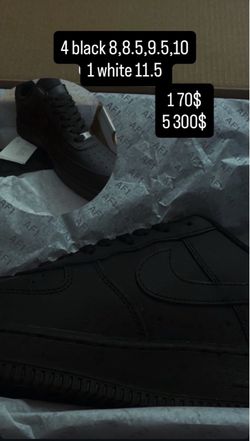 Black/white air forces