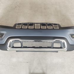 Complete Front Bumper Assembly With Grille For 2014 - 2016 Jeep Grand Cherokee