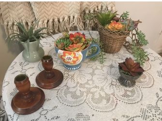 Succulent & Vintage Decor