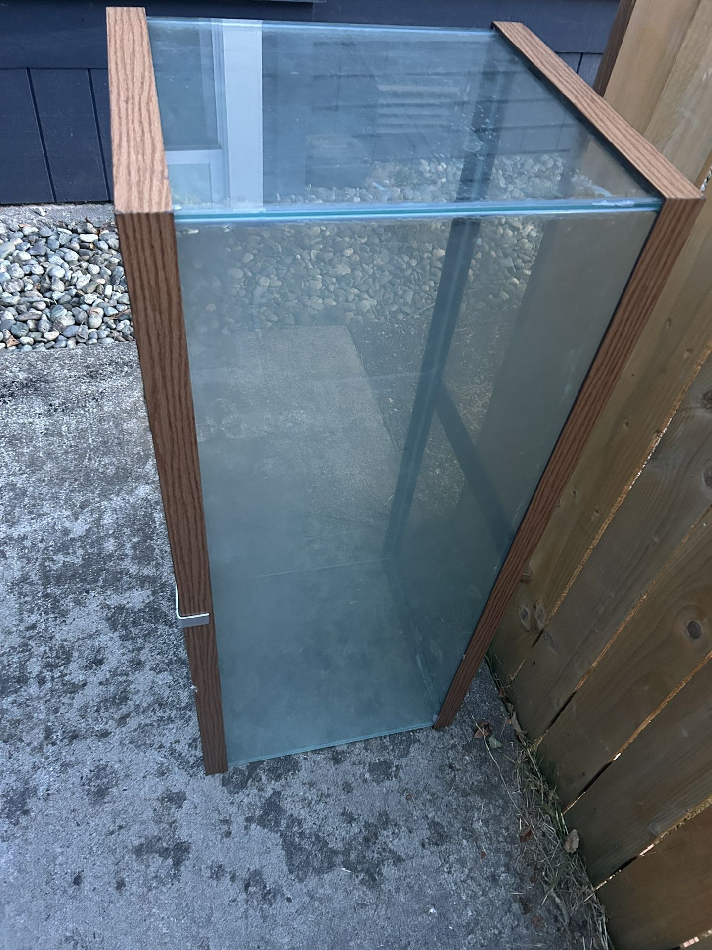 75gal Fish Tank With Oak Stand