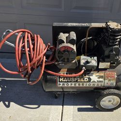 Campbell Hausfeld Professional air compressor with Hose 125 psi 20 Gallon Tank