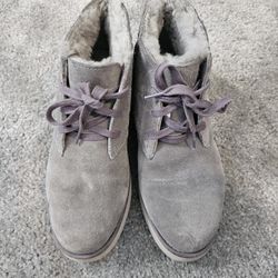 Kookaburra Grey Lace up Ankle boots

