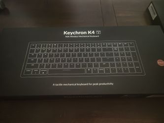 Keychron K4 V2 Mechanical Keyboard  96% with key switches and keycaps