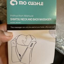 Mo Cuishle Neck Massager, Back Massager with Heat, Shiatsu Shoulder Massager for Neck Pain Back Pain Relief,Massager Neck Gifts for Thank You & Apprec