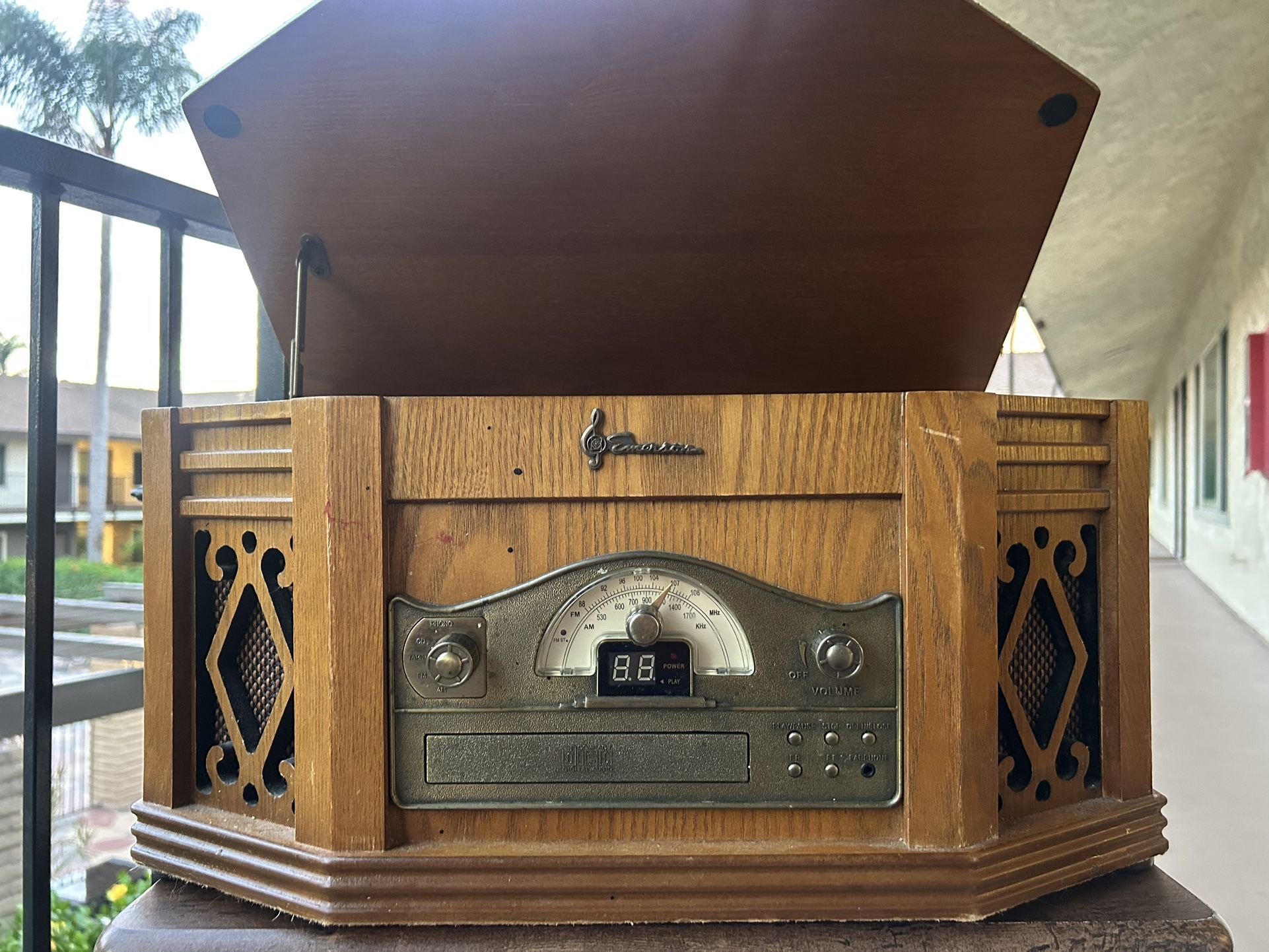 Vintage Emerson Stereo Console