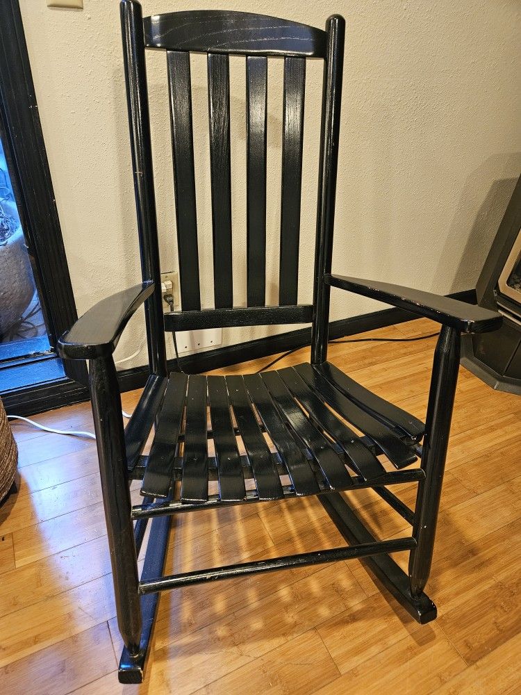Black Rocking Chair — Large
