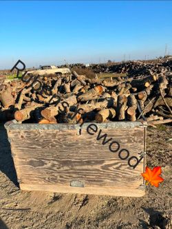 Almond and cherry firewood