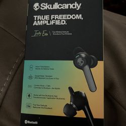 Skullcandy Indy Evo True Wireless Earbuds - Bluetooth, 30-Hour Battery, IP55 Water Resistant - New Sealed