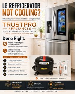 LG • – Professional Refrigerator Compressor Replacement ❄️