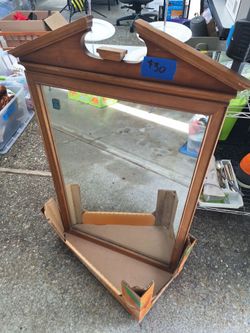 Framed mirror
