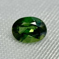 Sri Lankan Green Sapphire 0.89 Carat Oval Cut Natural Loose Gemstone 