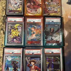 One Piece Pokemon PSA