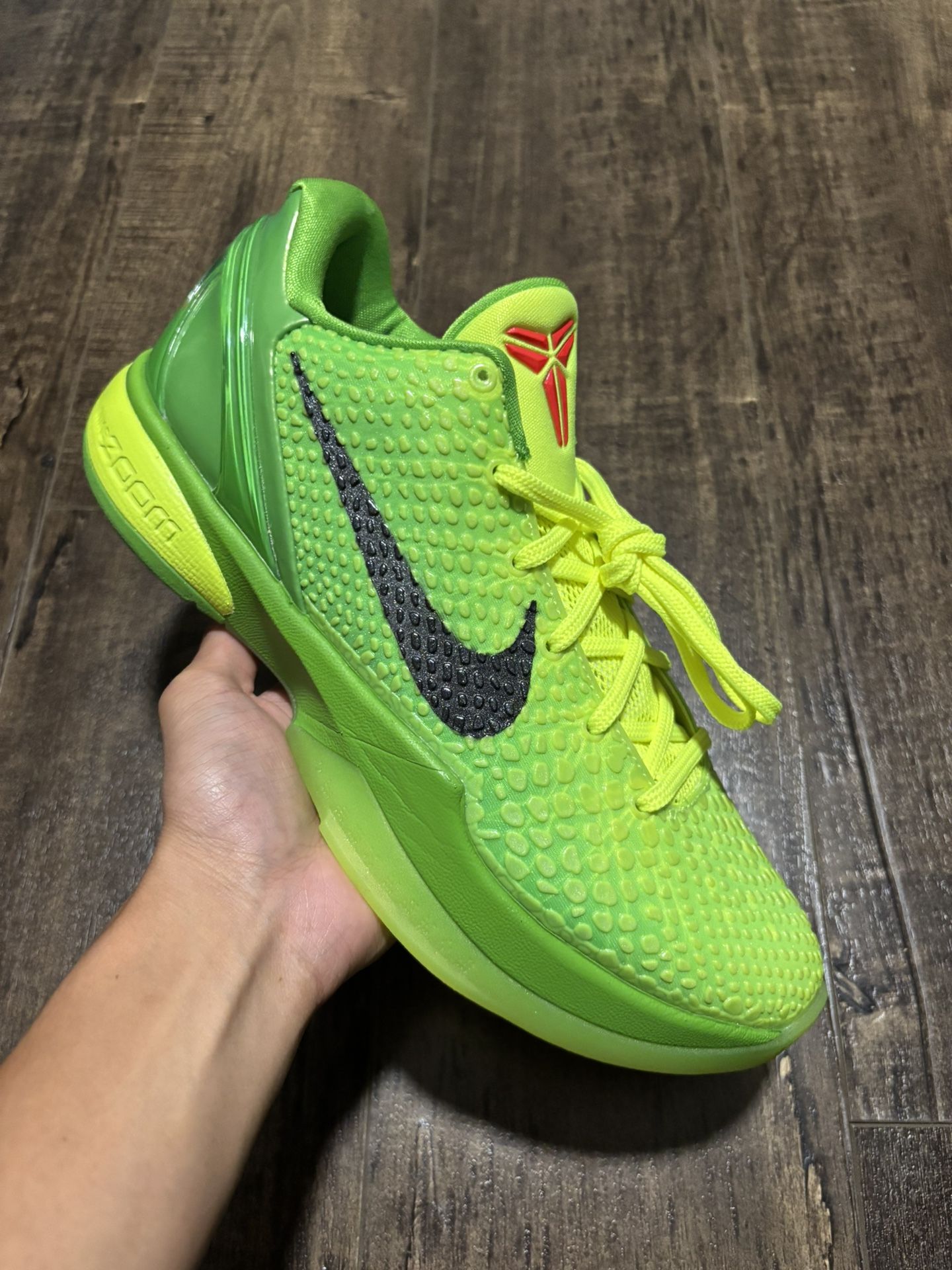 Kobe 6 Protro Grinch