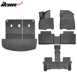 Fits 2026 Hyundai Palisade 7/8 Seats Hybrid All Weather Floor Mats + Trunk Mat