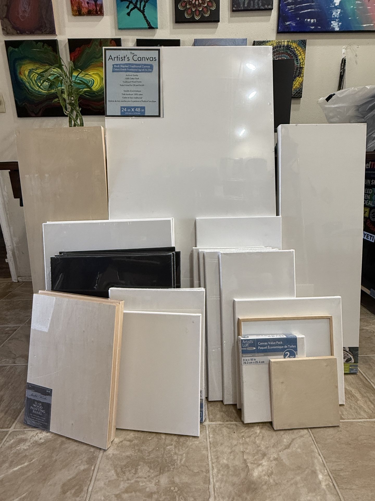 Canvases For Artists- Various Sizes