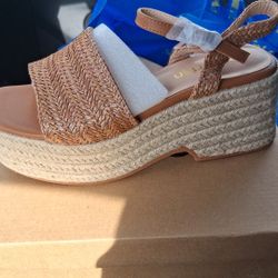 ​NEW Gorfen Platform Espadrille Wedge Sandals - Size [Size]