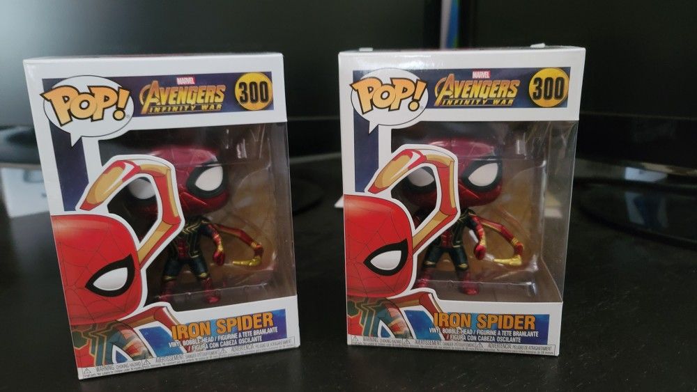 Funko Pops Spiderman 300 Target Exclusive Endgame Avengers Iron Spider Legs New Marvel