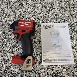 Milwaukee M18 FUEL 18V Lithium-Ion Brushless Cordless 1/4 in. Hex Impact Driver (Tool-Only)