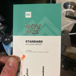 Nov 2025 Denver RTD MONTHLY PASS INCLUDES AIRPORT SERVICES