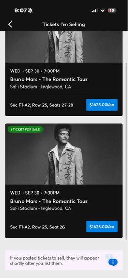 Bruno Mars The romantic Tour