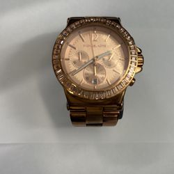 Michael Kors Ladies Rose, Gold Toned, Watch