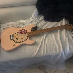 Squier Guitar Hello Kitty