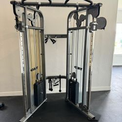 Commercial Dual Action Pulley Cable Functional Trainer Machine