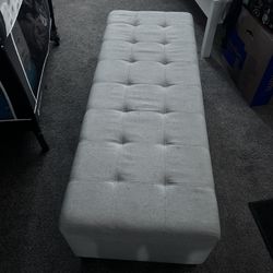 Gray Ottoman 