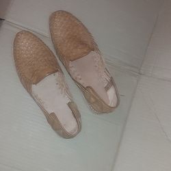 Women's Leather Sandals Shoes Size 12