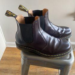 Dr. Martens Unisex 2976 YS Boots Black Smooth 12 US Women 11 US Men