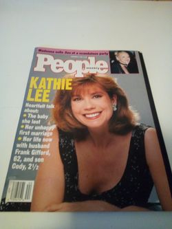Vintage people magazine/ November 2,1992/ Kathie lee- heartfelt talk about:.../ Madonna sells sex at a scandalous party