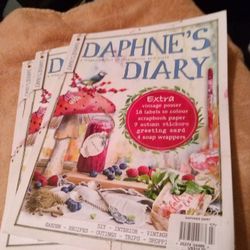 DAPHNE'S DIARY MAGAZINES -3/$50 Or $20 Each
