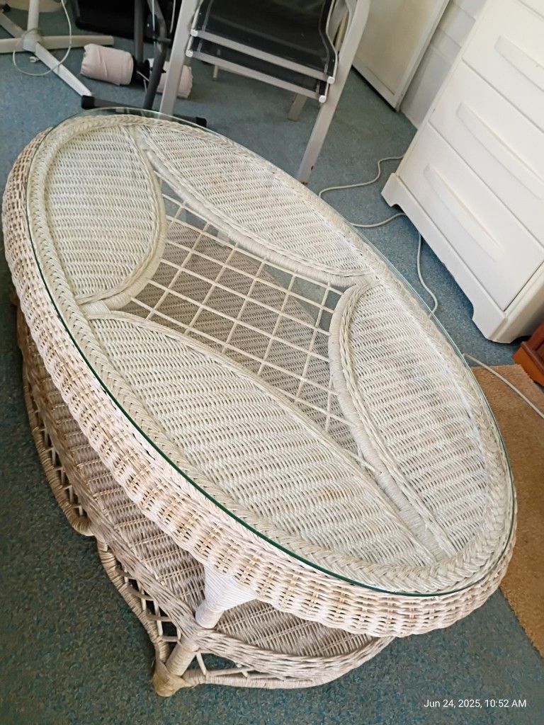 Glass Top Coffee Table