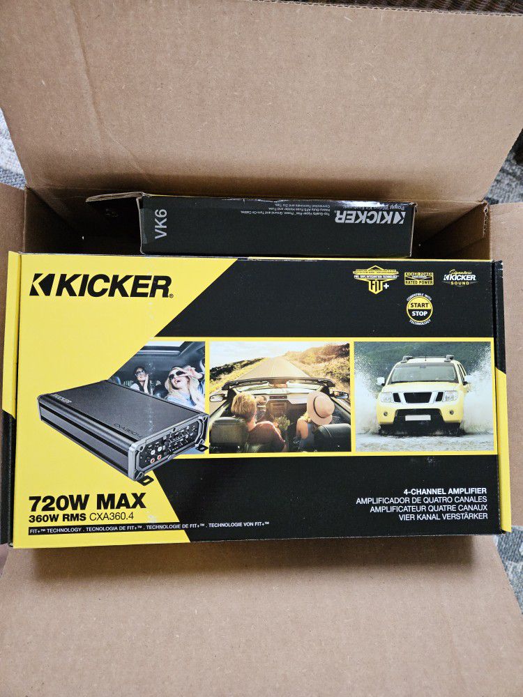 Kicker 4 Channel Amp 360.4