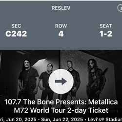 Metallica Tickets