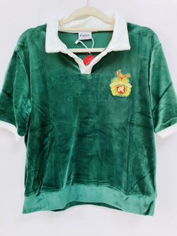 Malbon Women's Golf Polo Shirt Short Sleeve Fashion Outdoor Sports T-shirt