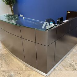 Reception Office Desk Entry Way Couches & Furniture