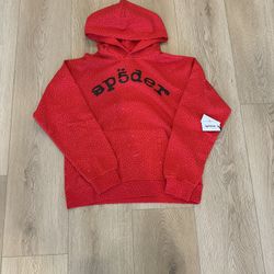 Red VVS Sp5der Hoodie