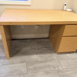 Desk with Drawer & computer Chair