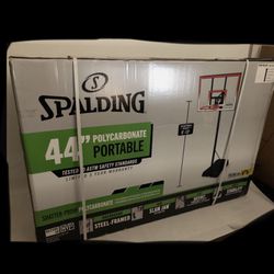 Spalding 44” Shatterproof Polycarbonate Basketball Hoop 10 Ft 