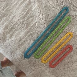 Long Knitting Loom Set Colorful Crochet Hook & Craft Knitter Set Sewing Tools for Sock Hat