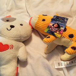 Fisher-Price Soothing Vibrator And Disney's ENC A N T O Jaguar Plushie New $4 Each